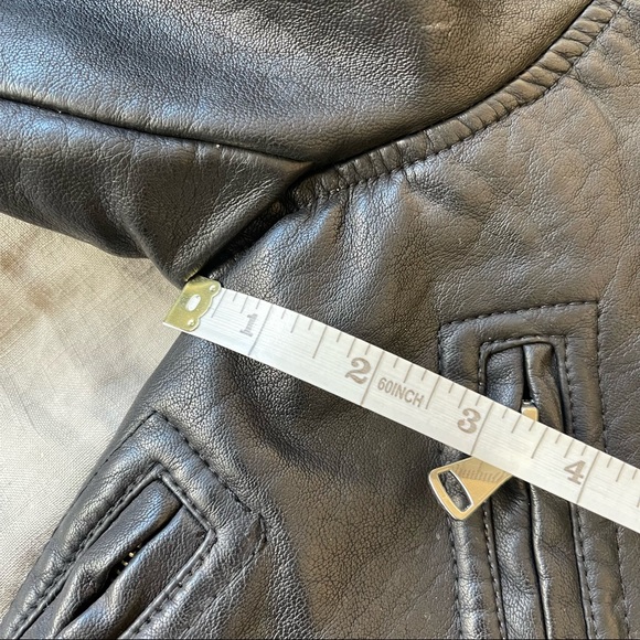 Cool black moto jacket size small - Picture 9 of 9